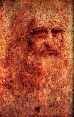 Da Vinci's self portrait